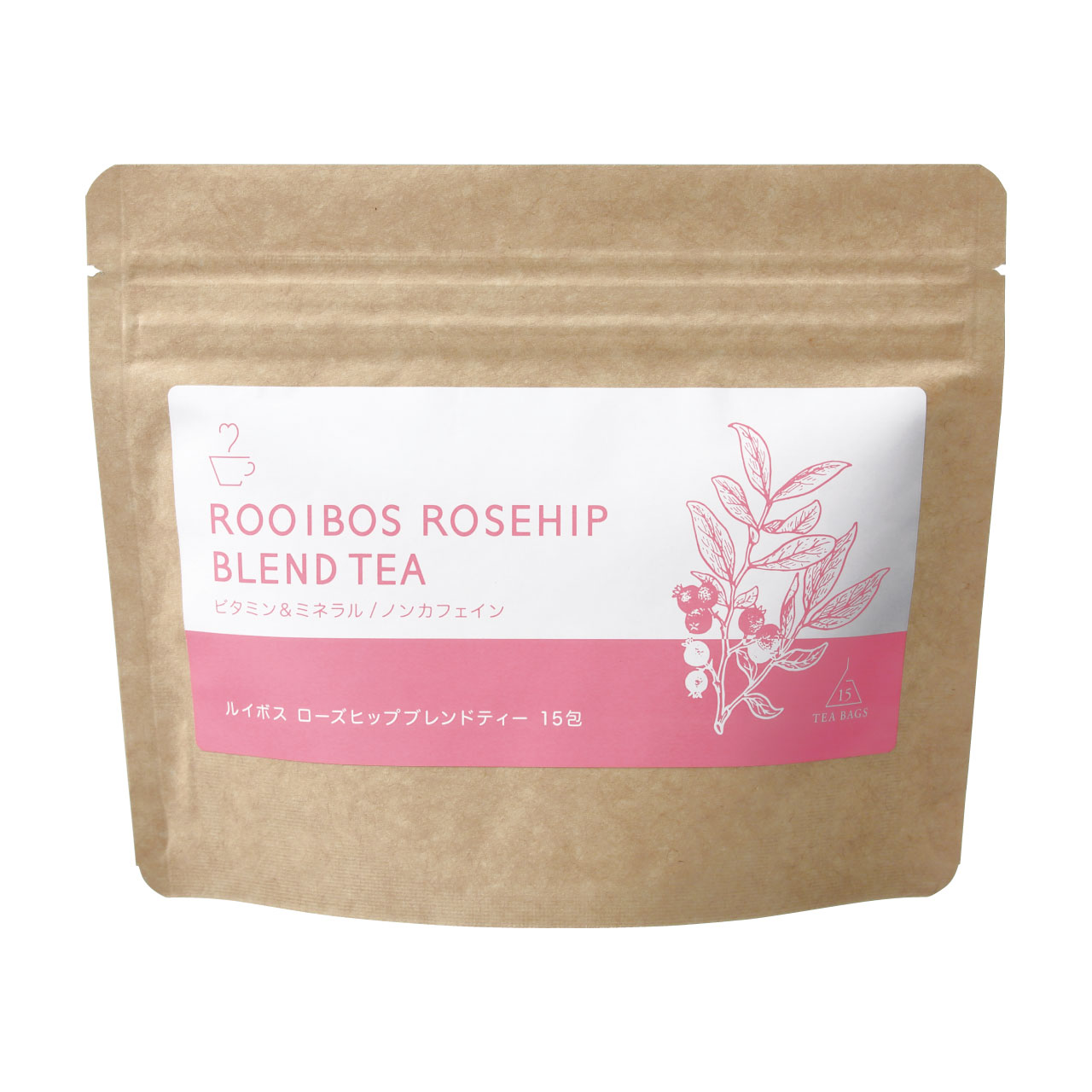 ルイボスローズヒップブレンドティー（ティーバッグ）  15袋入
