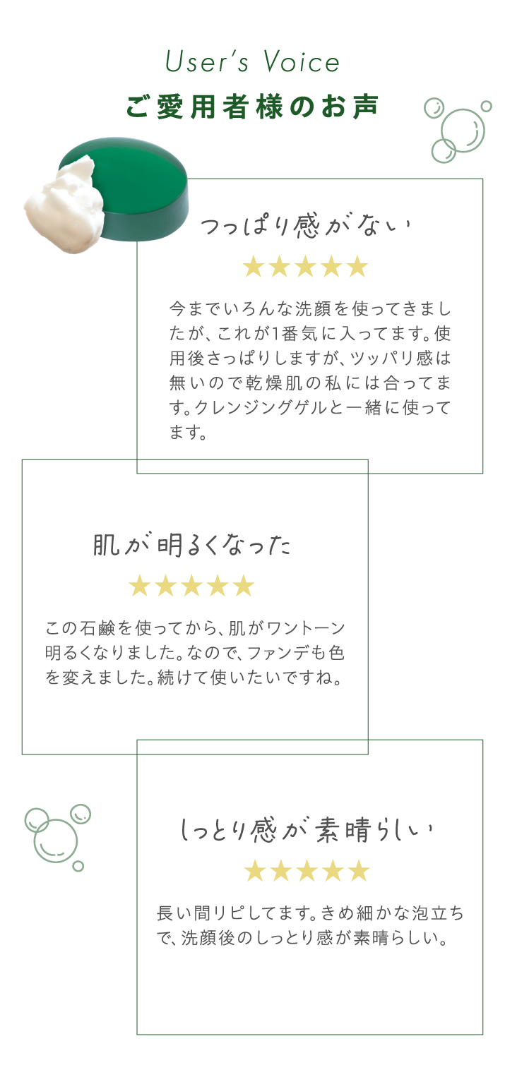ユーザーレビュー ご愛用者様のお声